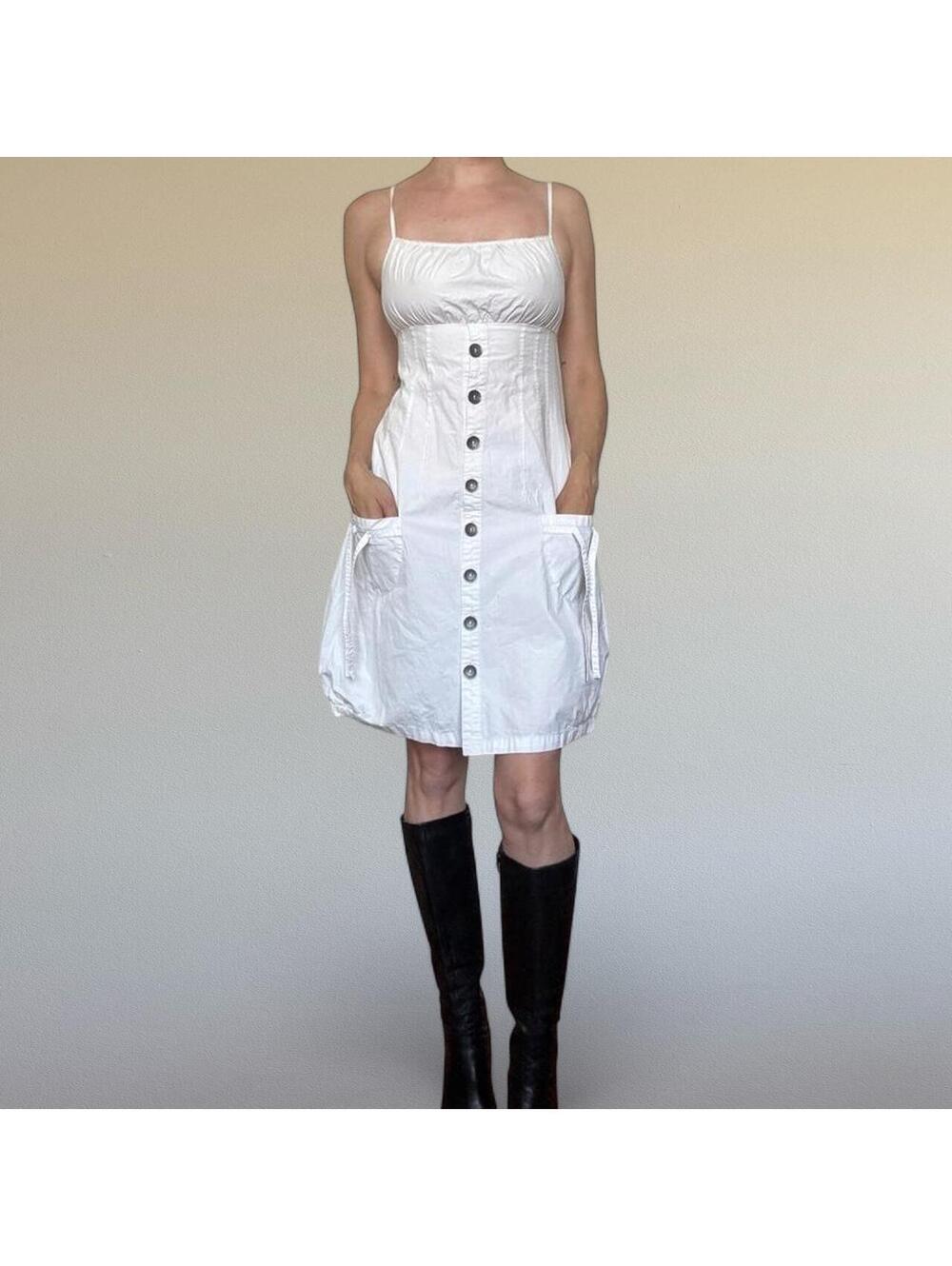 cache cache euro milkmaid cargo dress Sz. S